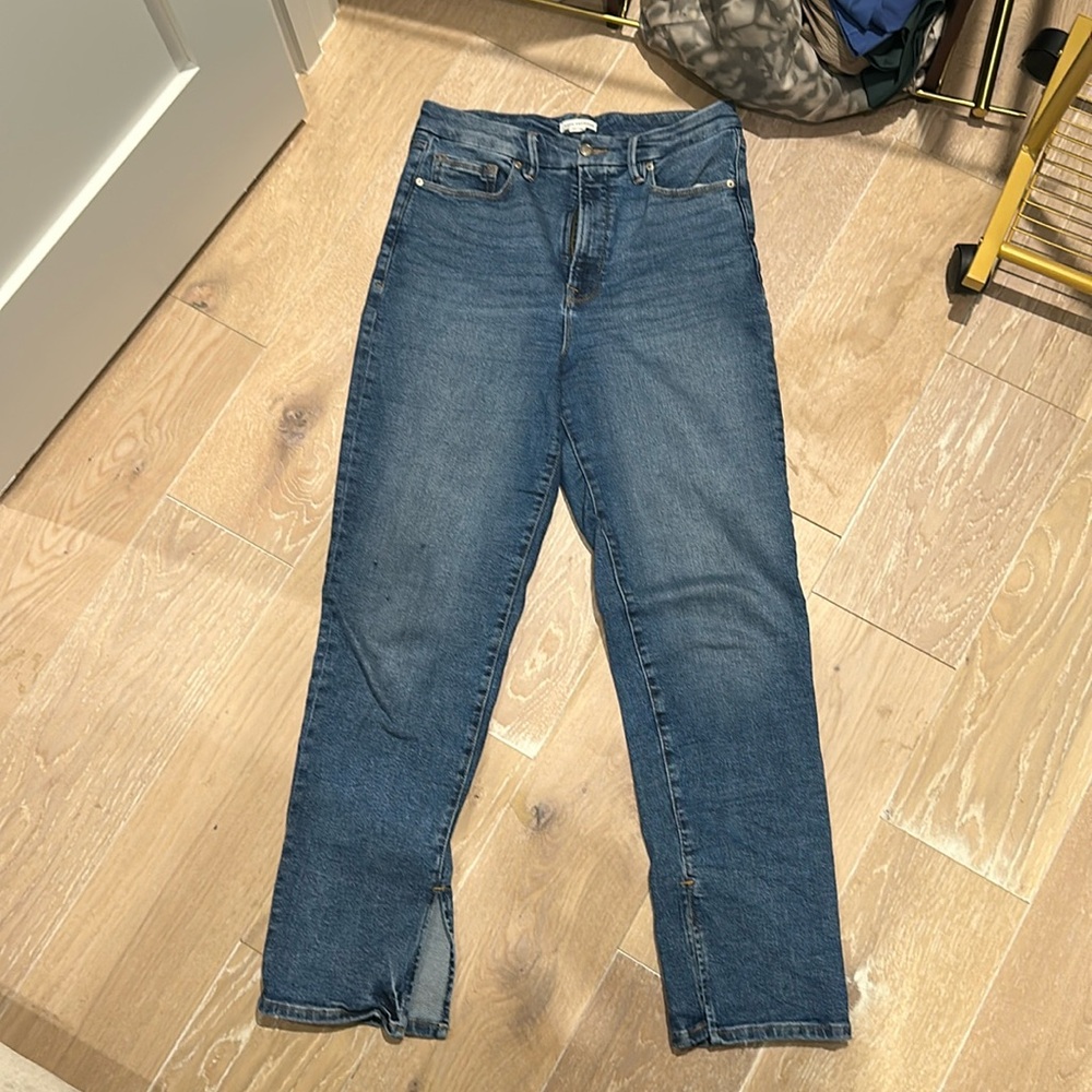 Good American Split Hem Jean